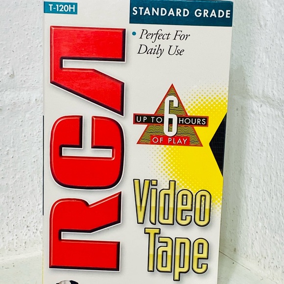 VHS Blank Video Tapes T120 Maxwell, JVC and RCA new in package of 6 - Picture 8 of 9